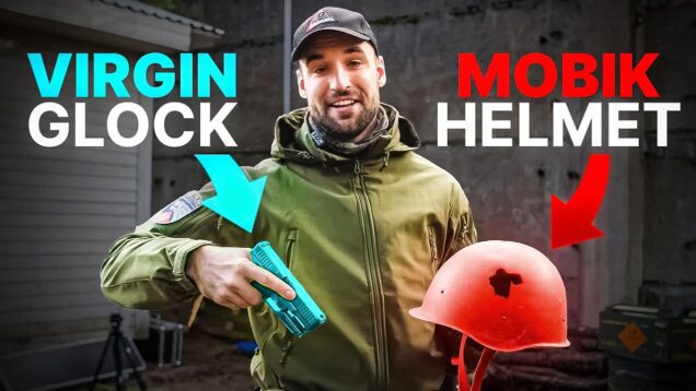 Virgin Glock VS Russian Mobik Helmet