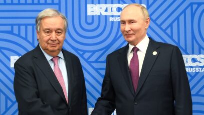 Was the UN chief brokering another Ukraine deal with Putin?