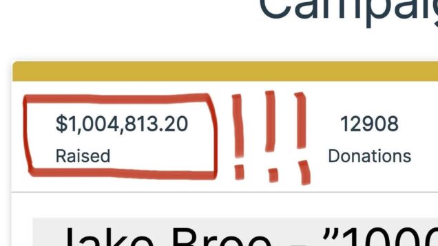 We reached out goal of fundraising $1,000,000 for Ukraine in