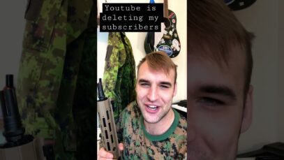Youtube is deleting my subscribers because I am a military