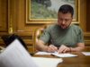 Zelensky signs law allowing foreigners to serve as officers in