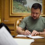 Zelensky signs law allowing foreigners to serve as officers in International Legion