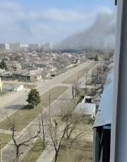 The results of the fire destruction of the positions of