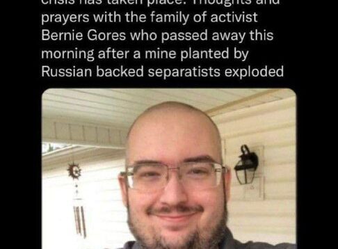 “Professional Dead” on CNN. The TV channel publishes a photo