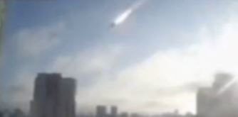 Video of a Ukrainian shell hitting a residential building in Zhuliany near Kiev....