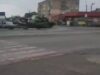 Tanks of Russian forces in Primorsk, this is the road
