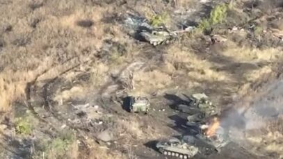 27 Russian Vehicles Destroyed and Abandoned in TWO Days Near