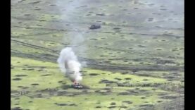 A Turret Toss as Three Russian Tanks Destroyed in Failed