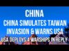 CHINA Threatens MILITARY ACTION Against USA & Launches Missiles Over