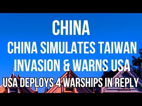 CHINA Threatens MILITARY ACTION Against USA & Launches Missiles Over
