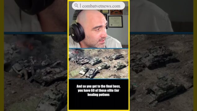 Combat Vet Breaks Down Tanks Being Destroyed. #shorts