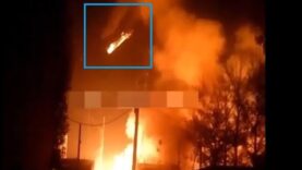 Distillery Tank Toss After Ukrainian Drone Strike on Ethanol Distillery