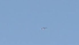 F-16 Chases Russian Cruise Missile (Kh-101?) in Western Ukraine
