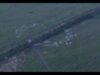 First Footage of Cluster Munitions Used Against Russian Positions Near