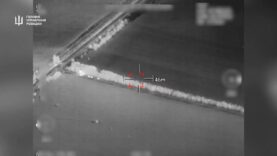 HIMARS Strike on Two Trucks and Four BMD-4 Armored Vehicles