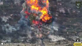 HUGE Boom As TOS-1 Hit By FPV Drone near Avdiivka