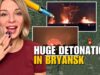 HUGE DETONATION IN BRYANSK: ATACMS STRIKE AMMUNITION DEPOT Vlog 868: