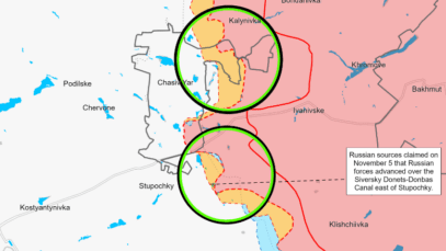 ISW: Ukrainian forces regain positions south of Chasiv Yar, Donetsk