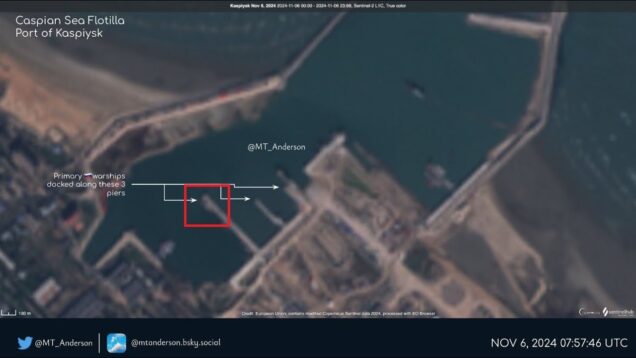 Kaspiysk Port Update – Satellite Imagery After Ukraine’s Drone Attack