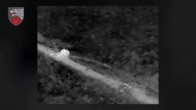 NLAW Strike on T-62M Filmed with Thermal Imagery