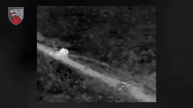 NLAW Strike on T-62M Filmed with Thermal Imagery