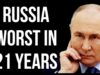 RUSSIA 21 Year Low