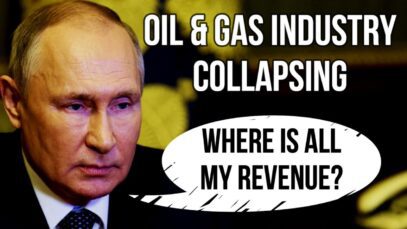 RUSSIAN Economy Collapsing – Oil & Gas Revenues Fall 65%