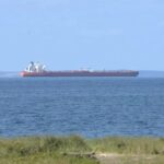 investigation reveals insurers russia's oil tanker shadow fleet aulis passing danish island agersø 1 august 2024