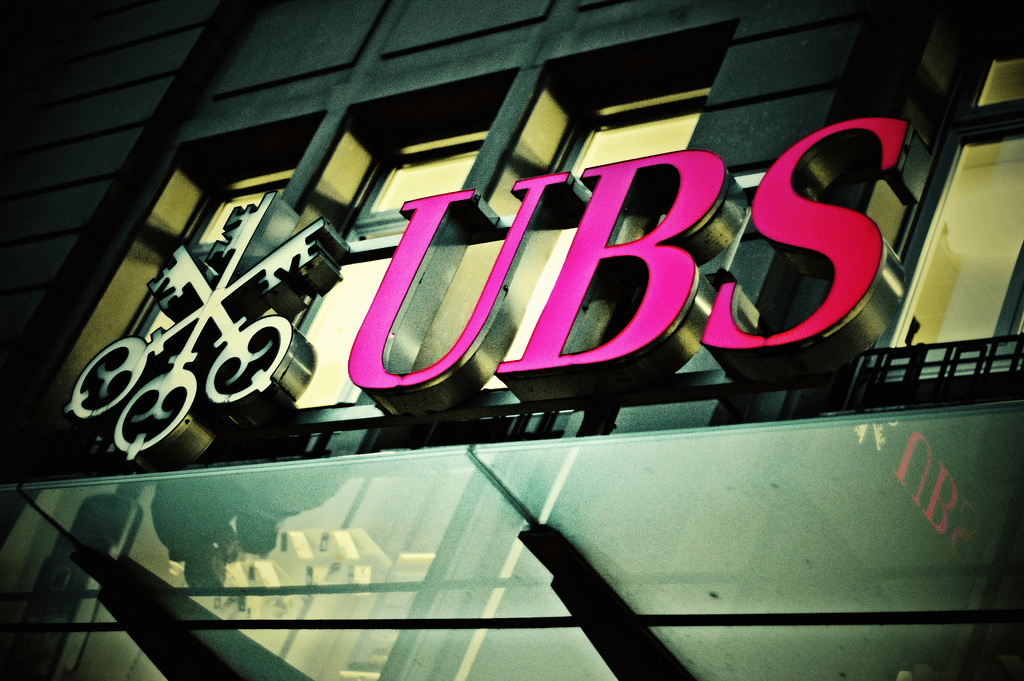 swiss bank ubs faces us sanctions inquiry over russian clients sign featuring logo including three keys flickr/twicepix ubs_sign