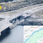 Russia Destroys Bridge Over the Konka River in Preperation for a Possible Ukrainian Counteroffensive