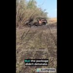 Russian Films Two BM-21 Grads Destroyed by HIMARS