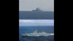 Russian Frigate Admiral Gorshkov Possibly On Fire! Near Port of
