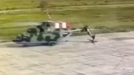 Russian Mi-26 Helicopter Crashes into a Pole at Yakutsk Air