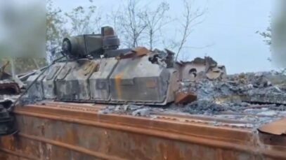 Russian Osa air defense system destroyed by Ukrainian FPV in