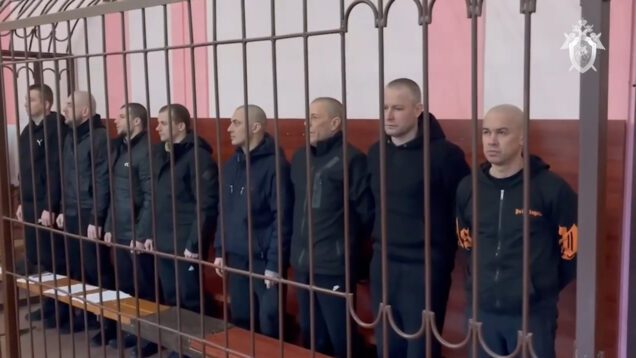 Russian-installed court in DPR sentences 8 Ukrainian defenders of Mariupol