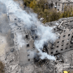 Russian missile strike on high-rise building in Kryvyi Rih kills 1, injures at least 14