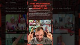 Russian teachers making tinfoil hats for protection against NATO satellites.