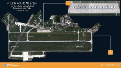 Satellite Image Shows No Damage at Kursk-Khalino Air Base After