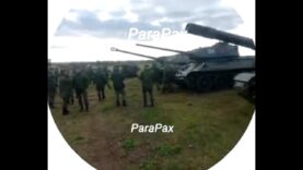 T-34 Tank Appears at a Russian Training Ground Along with