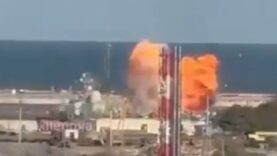 Tarantul-class Corvette Targeted by Drone at Kaspiysk Naval Base Near