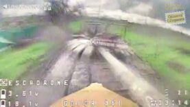 Two FPV Drone Strikes on Russian Tanks in Marinka