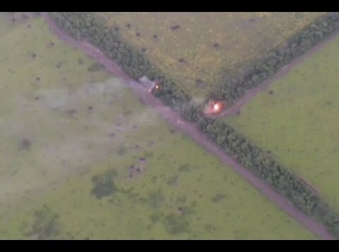 Ukraine Counteroffensive – Russian BMPs Hit By Artillery Near Staromaiorske