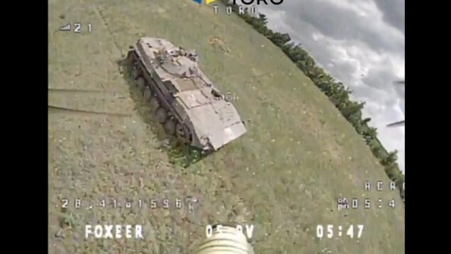 Ukraine’s Counteroffensive: Three FPV Drone Strikes Near Robotyne (BMP and