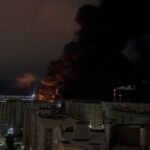 Ukrainian Drones Hit Oil Facility in Kaluga -- Big Blaze