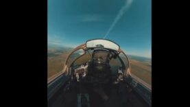 Ukrainian Mig-29 Intercepting a Shahed 136/131 Drone! Possibly With Western-Donated