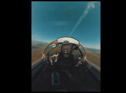 Ukrainian Mig-29 Intercepting a Shahed 136/131 Drone! Possibly With Western-Donated