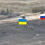 Ukrainian T-64 Destroys BTR-82 at Close Range and Ukrainian RPG Destroys Turtle Tank