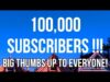 100,000 SUBSCRIBERS! THANK YOU to Everyone Who Has Supported Joe