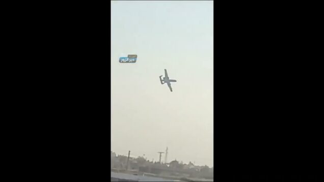 Awesome Footage of A-10 Engaging Iranian-backed Militia in Syria! With