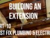 Building a House Extension Part 10 – FIRST FIX ELECTRICS